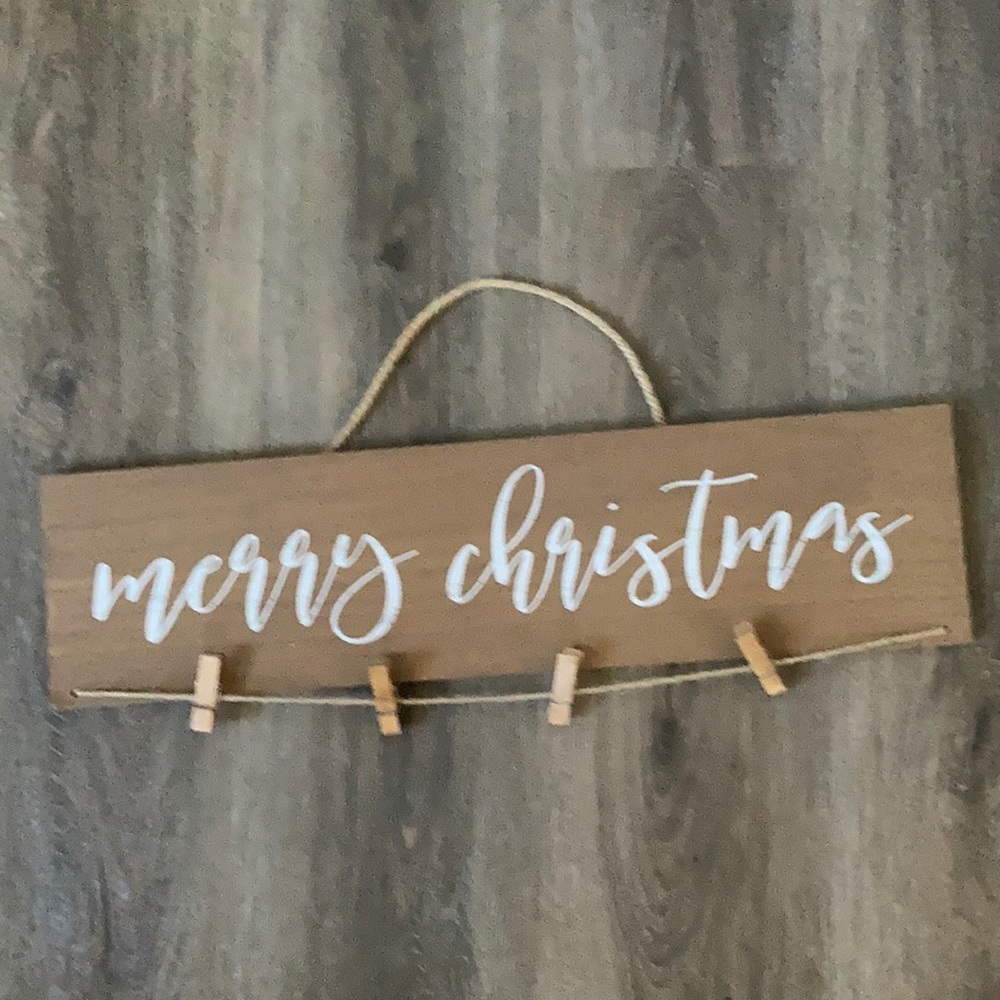 Pier 1 Christmas card or picture holder